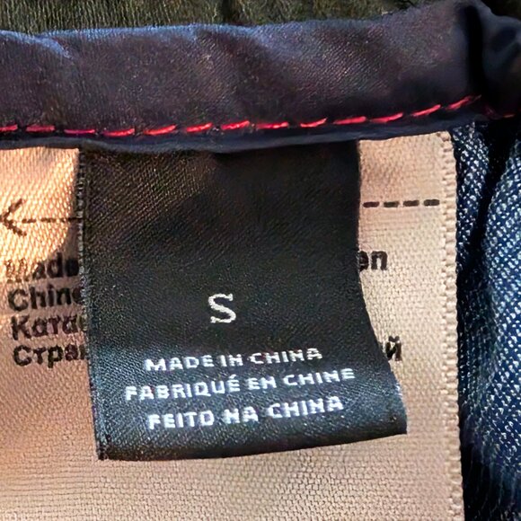 Scotch & Soda Amsterdam Mens Sz S Navy Green Fave Drawstring Pockets Taper Pants - Picture 9 of 12